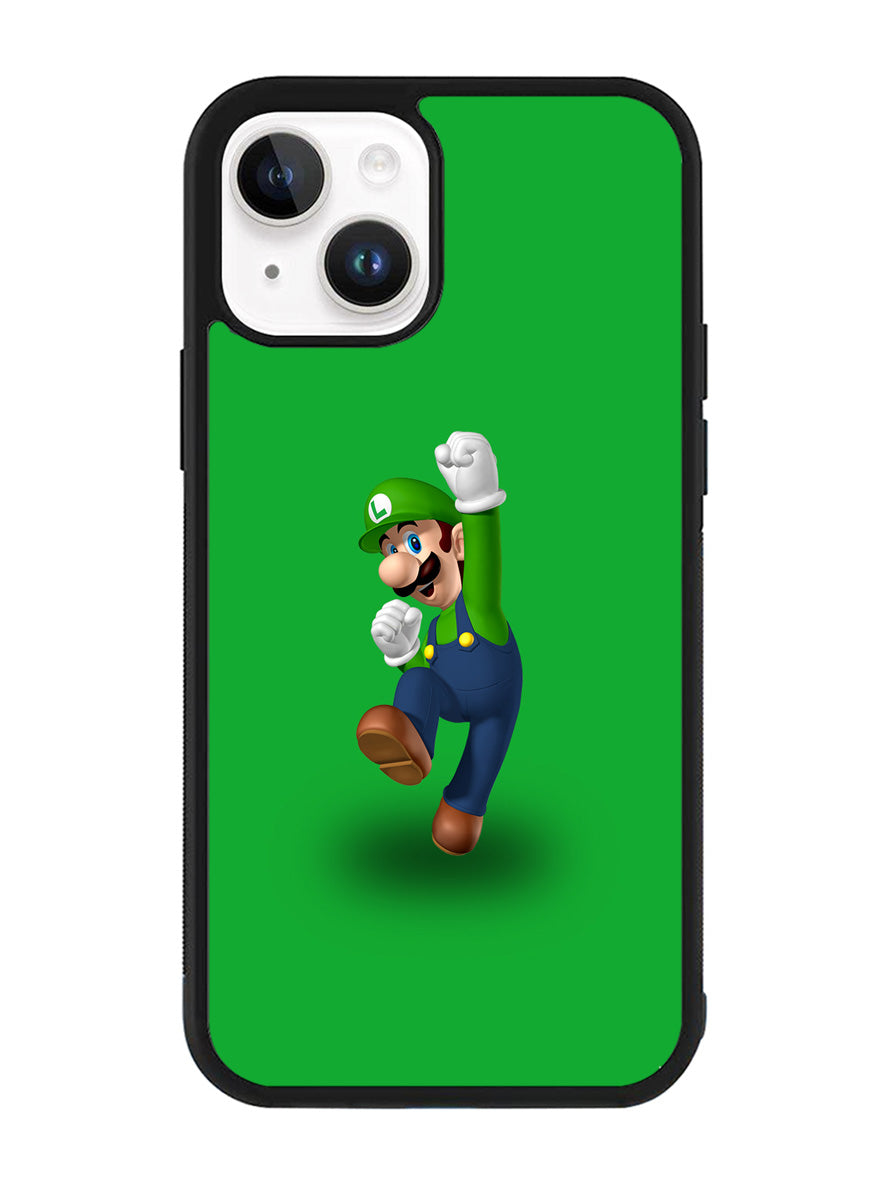 Mario Bros Luigi iPhone 14 Plus Case QC3401