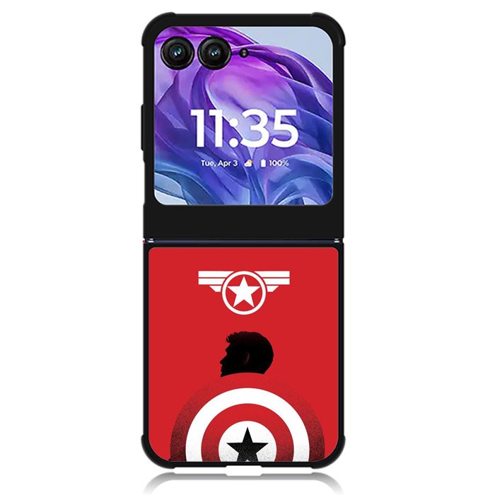 Captain America Motorola Moto Razr Plus 2024 , Moto Razr+ 2024 Case OV6239