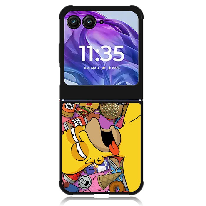 The Simpson 2nd Motorola Moto Razr Plus 2024 , Moto Razr+ 2024 Case