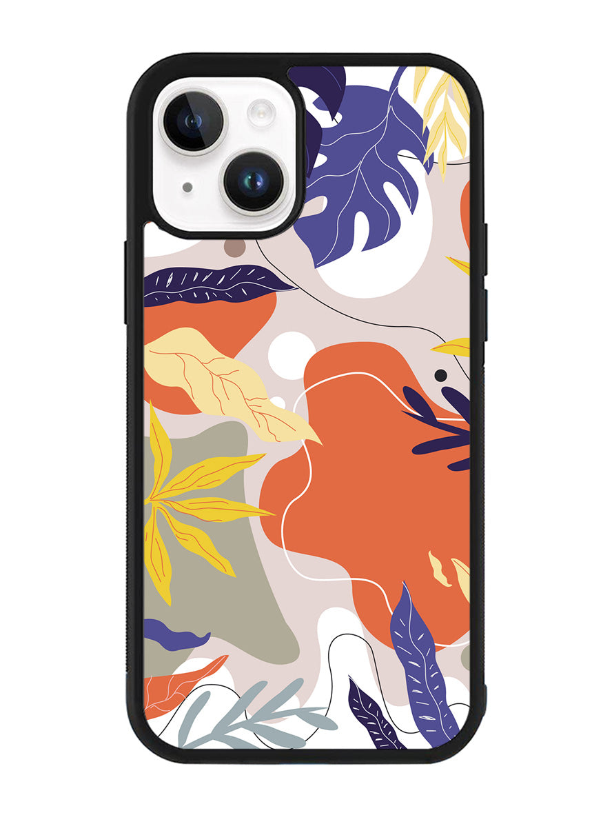 Floral Pattern iPhone 14 Plus Case QC6381