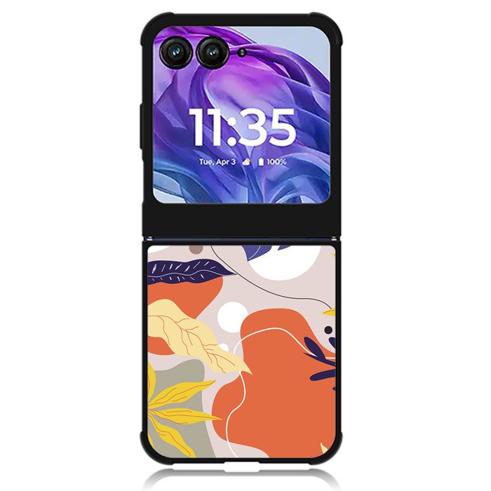 Floral Pattern Motorola Moto Razr Plus 2024 , Moto Razr+ 2024 Case OV6381
