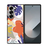 Floral Pattern Samsung Galaxy Z Fold 7 5G Case QC6381