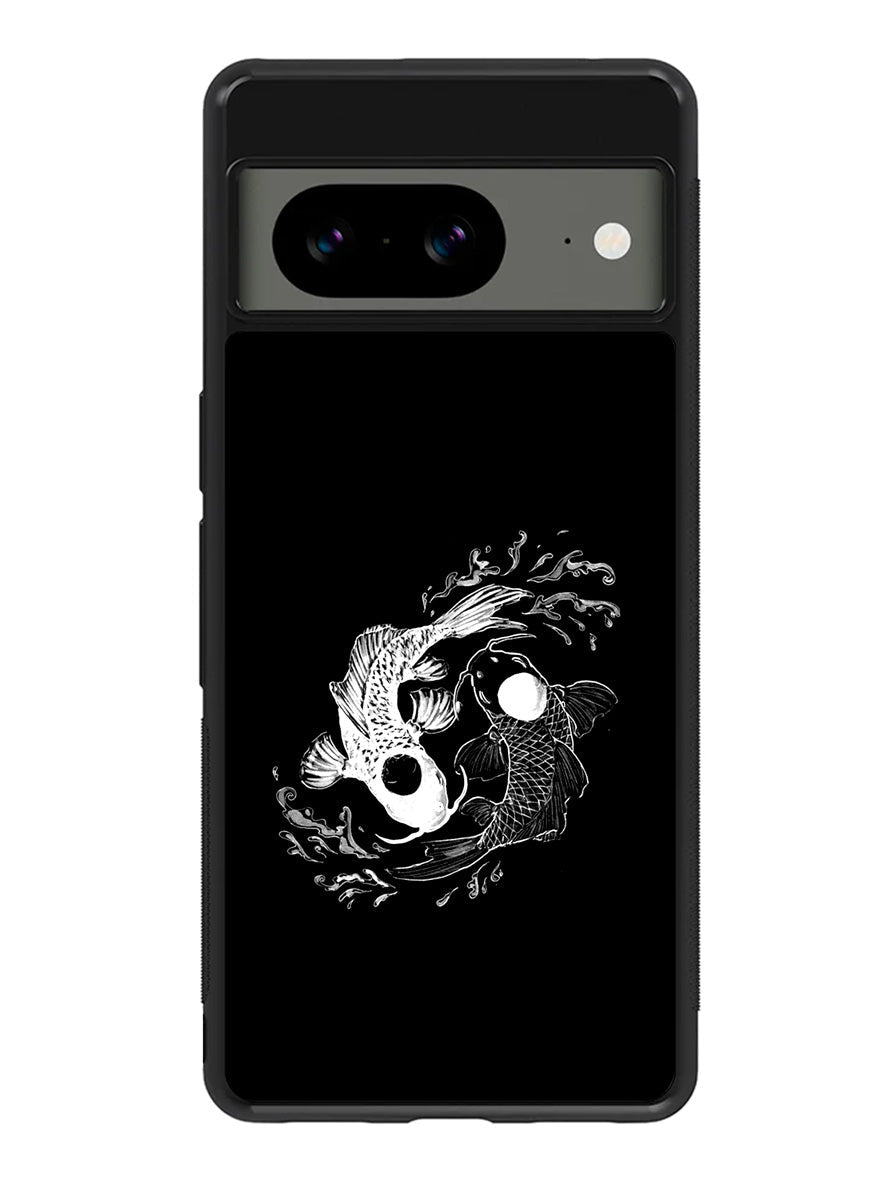 Yin Yang Koi Fish Google Pixel 8A Case QC6742