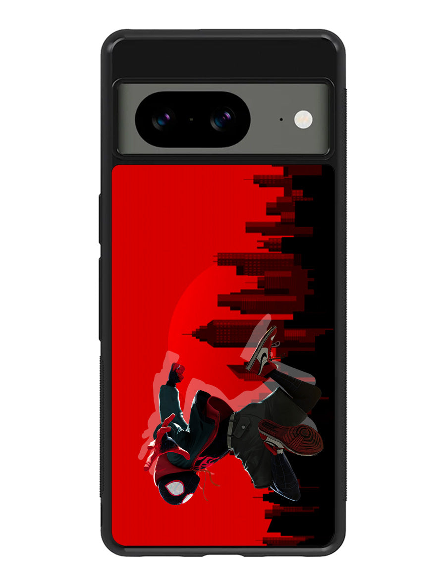 Spiderman Spider Verse Miles Google Pixel 8A Case QC2437