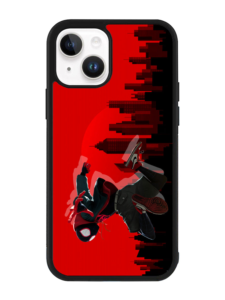 Spiderman Spider Verse Miles iPhone 14 Plus Case QC2437