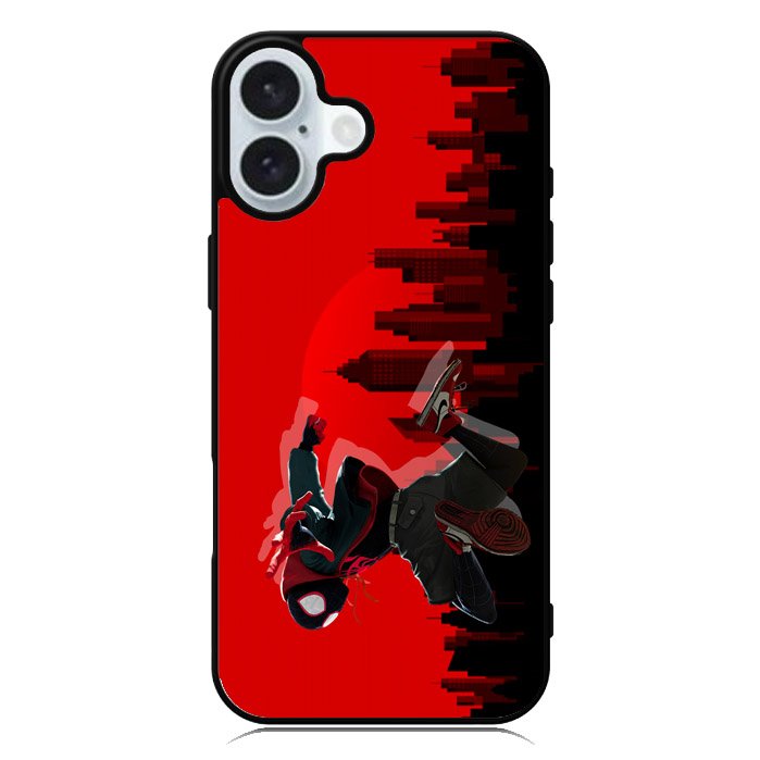Spiderman Spider Verse Miles iPhone 16 Case QC2437
