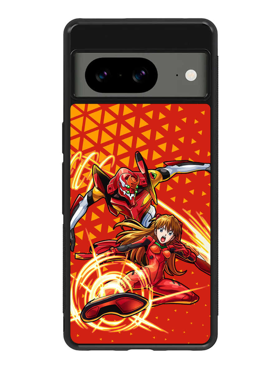 Evangelion Asuka Langley Google Pixel 8 Case QC6347