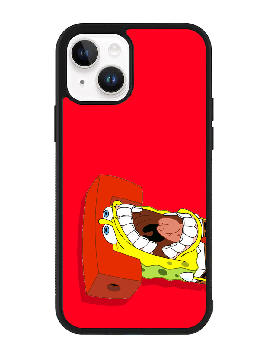 Spongebob Squarepants Karate iPhone 14 Plus Case QC6651