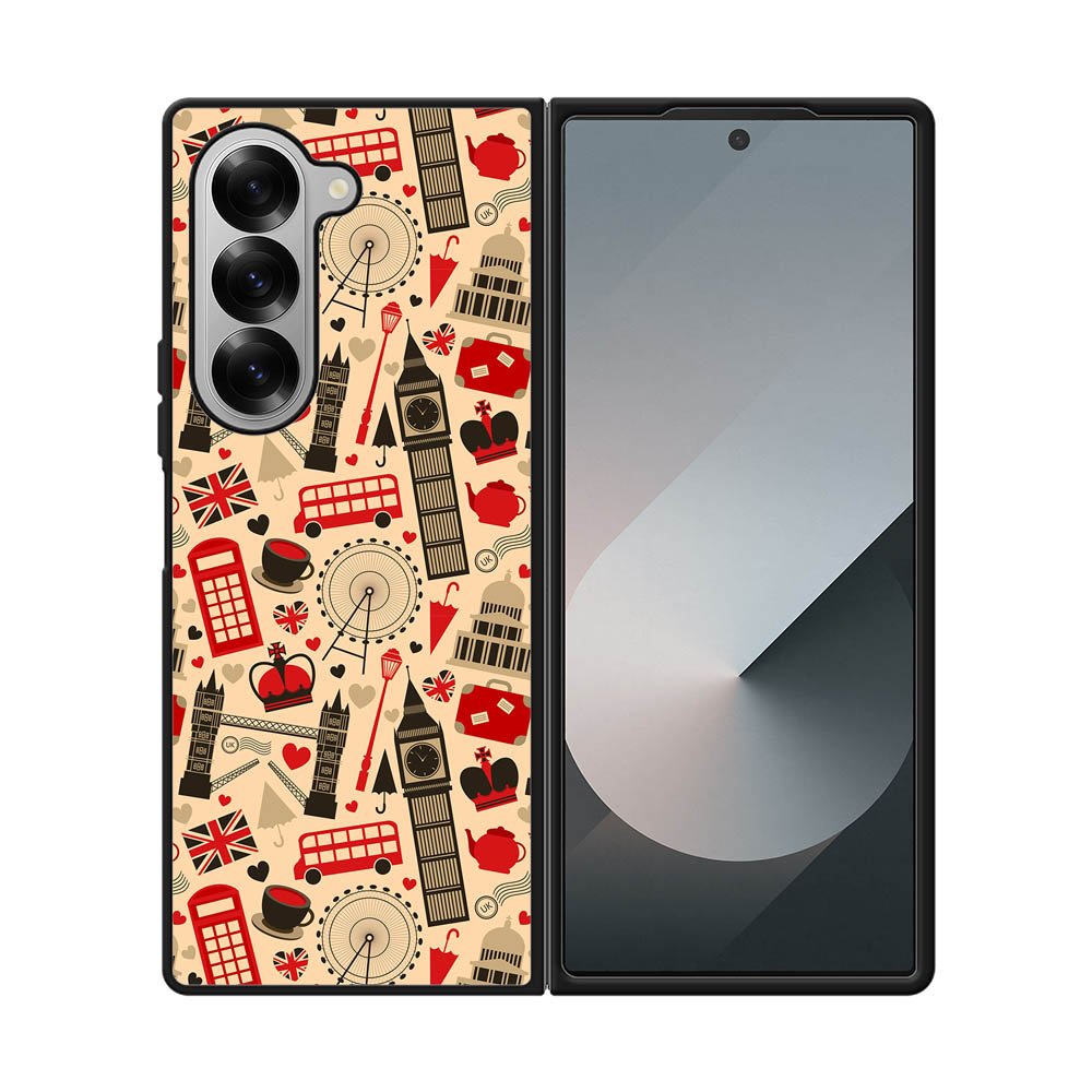 London City Pattern Samsung Galaxy Z Fold 7 5G Case QC6494