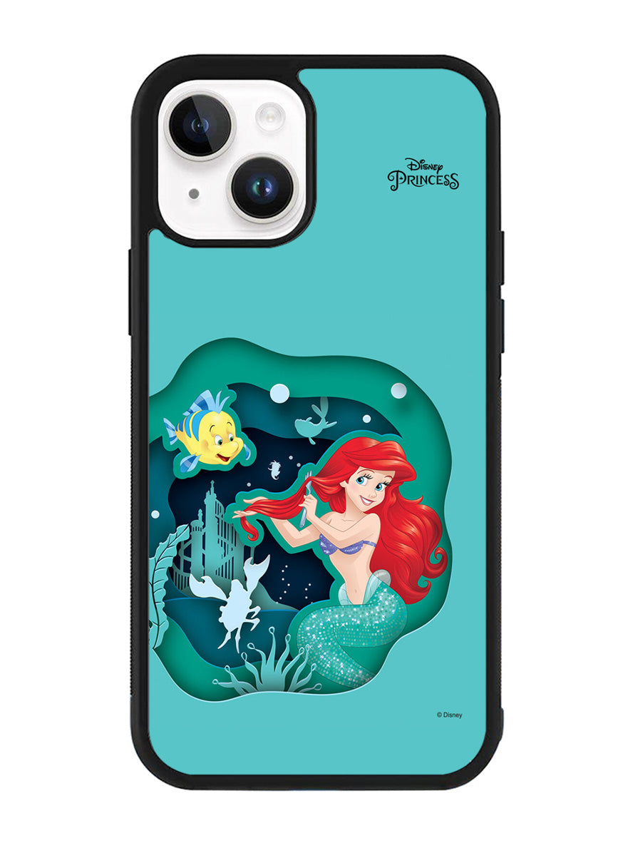Ariel Little Mermaid Princess iPhone 14 Plus Case QC6185