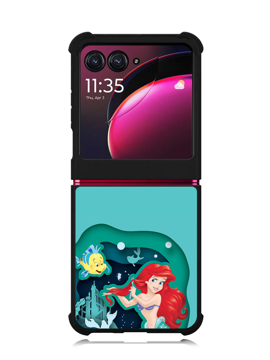 Ariel Little Mermaid Princess Motorola Moto Razr Plus 2023 , Moto Razr+ 2023 Case OV6185