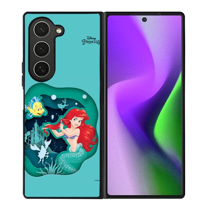Ariel Little Mermaid Princess Samsung Galaxy Z Fold 6 5G 2024 Case OV6185