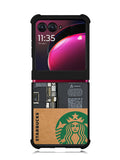 Machine Board iPhone Starbucks Motorola Moto Razr Plus 2023 , Moto Razr+ 2023 Case OV6501