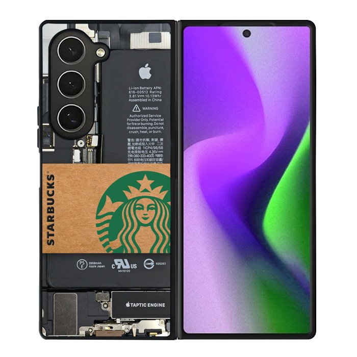 Machine Board iPhone Starbucks Samsung Galaxy Z Fold 6 5G 2024 Case OV6501