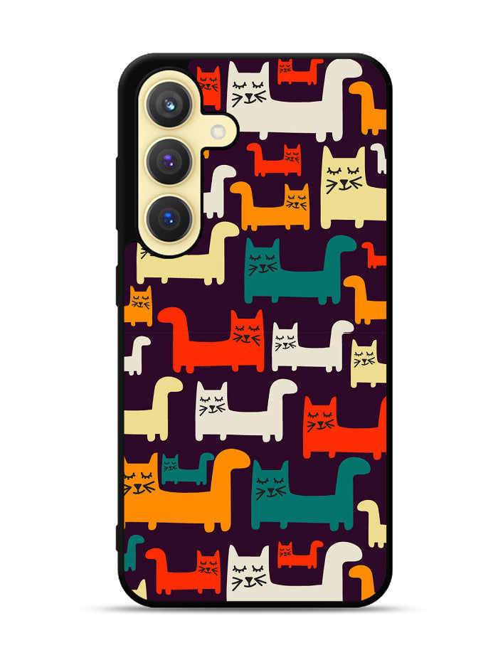Cat Pattern Samsung Galaxy S25 Plus 5G , Samsung Galaxy S25+ 5G Case OV6243