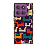 Cat Pattern Motorola Moto Edge 60 Pro Case QC6243