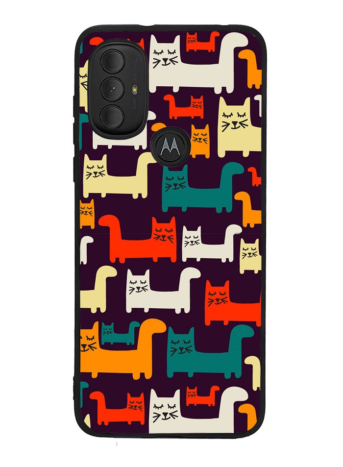 Cat Pattern Motorola Moto G Pure 2021 , Moto G Power 2022 Case OV6243
