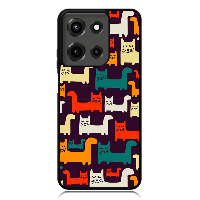 Cat Pattern Motorola Moto G 5G 2025 Case OV6243