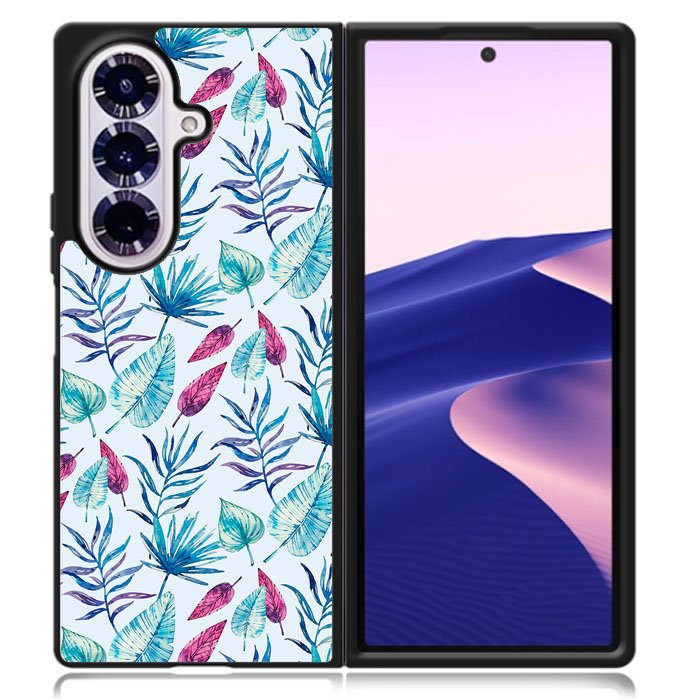 Floral Flower Pattern Samsung Galaxy Z Fold 7 Case OV6372