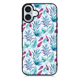 Floral Flower Pattern iPhone 16 Plus Case QC6372