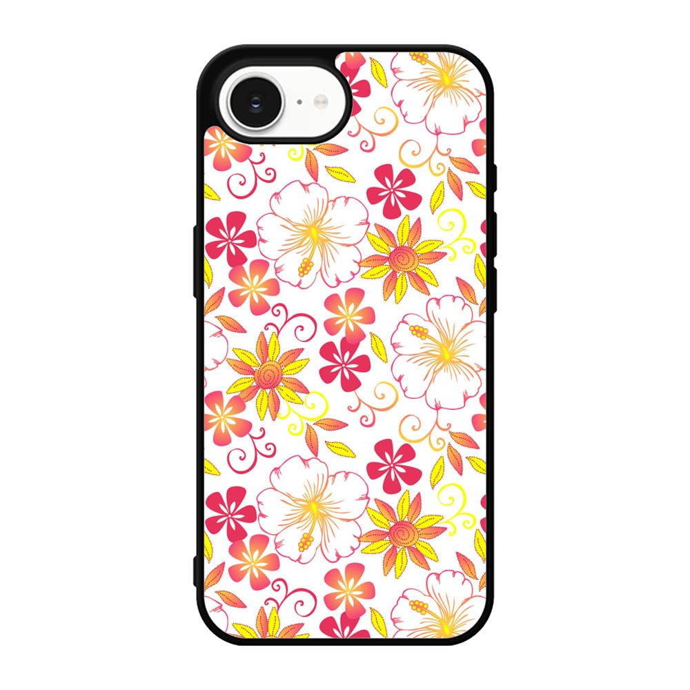 Floral Flower Pattern iPhone 17e Case OV6376