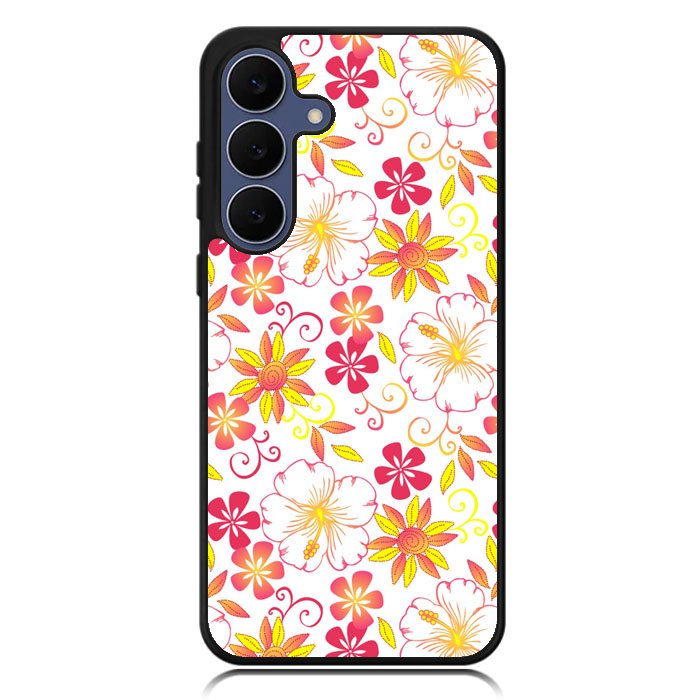 Floral Flower Pattern Samsung Galaxy S25 FE Case OV6376