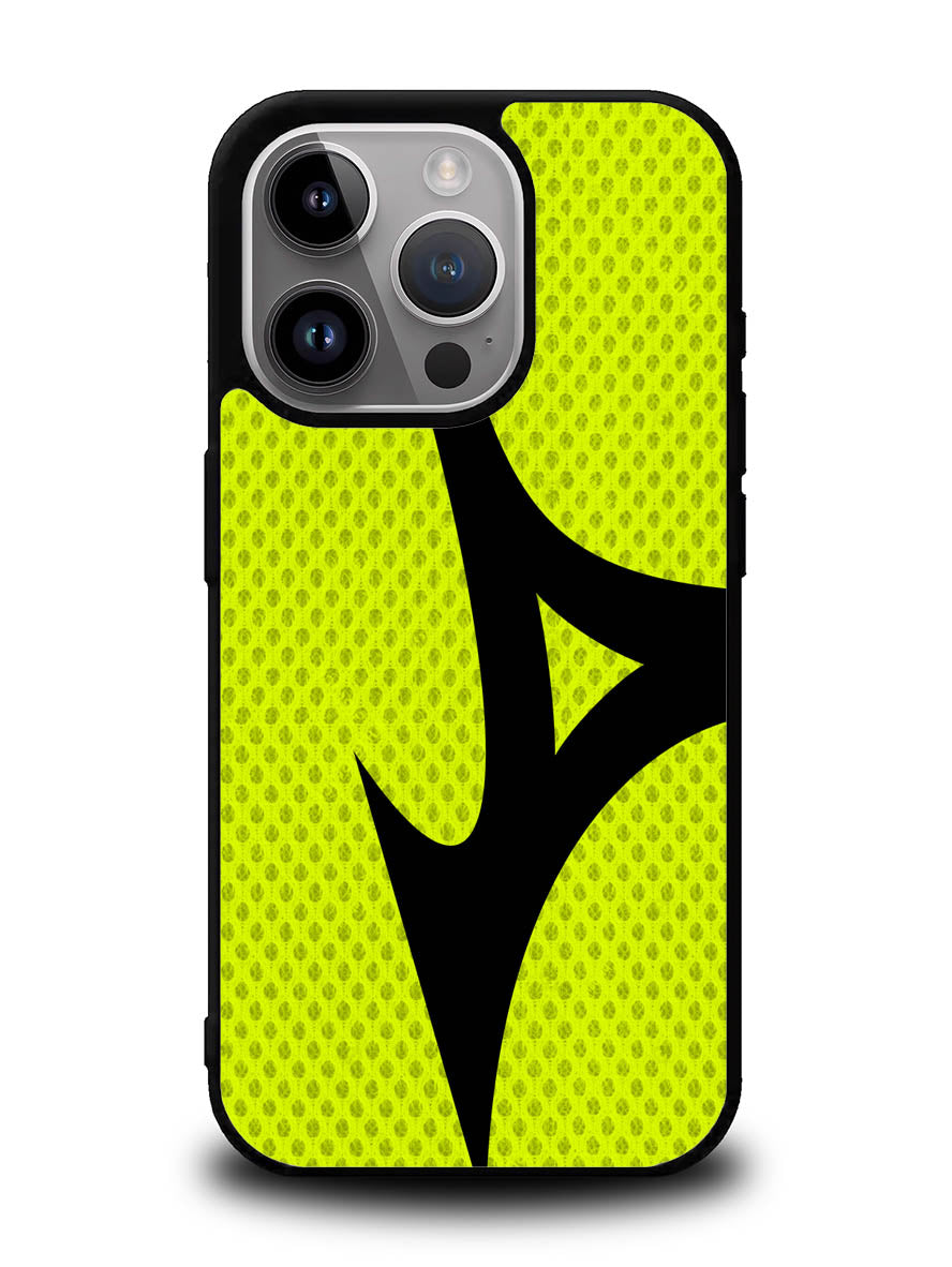 Mizuno Yellow Green iPhone 16 Pro Max Case QC6534