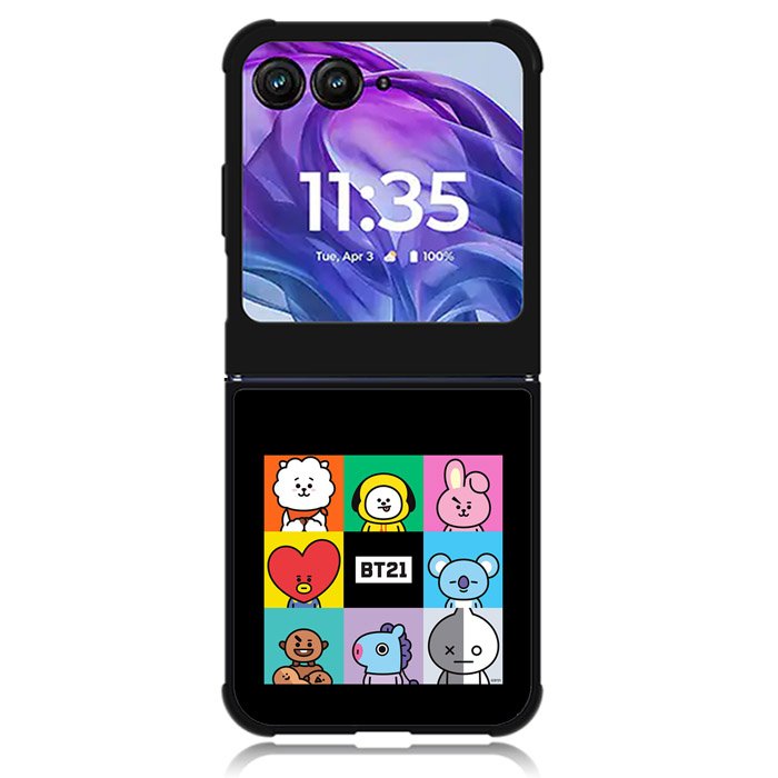 BT21 Motorola Moto Razr Plus 2024 , Moto Razr+ 2024 Case OV6229