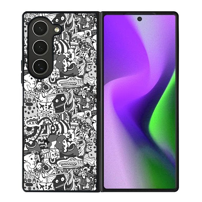 Doodle Samsung Galaxy Z Fold 6 5G 2024 Case OV6326