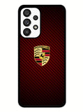 Porsche Logo Carbon Red Samsung Galaxy A53 5G Case