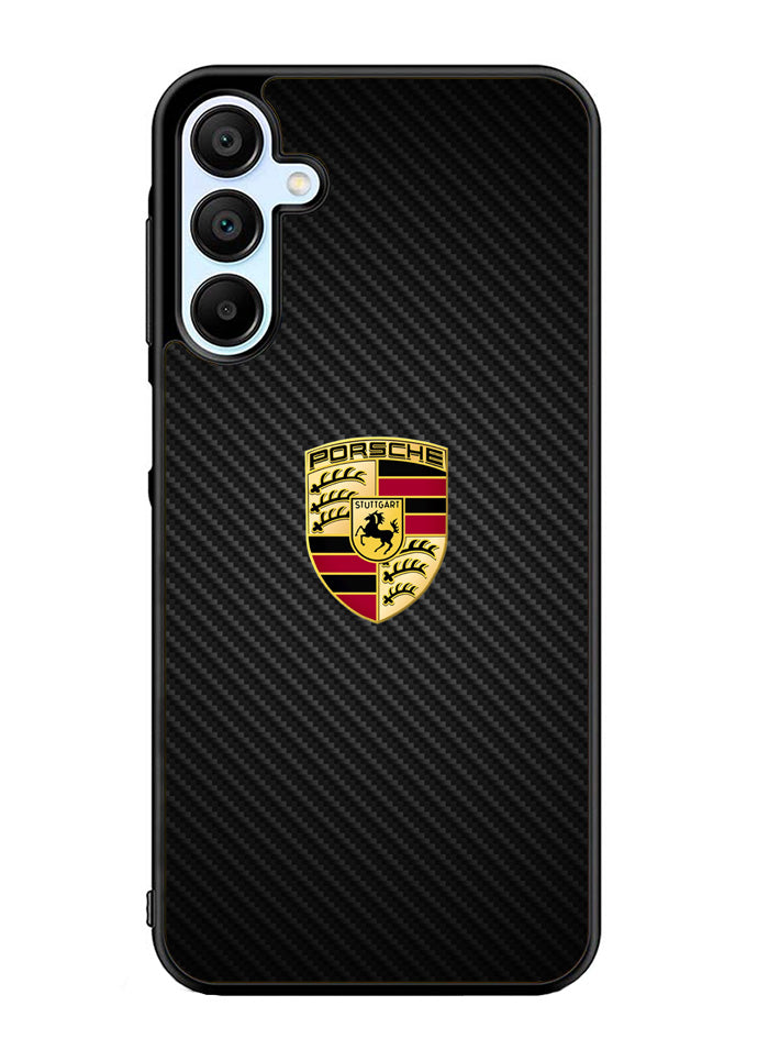 Porsche Logo Carbon Samsung Galaxy A15 5G Case
