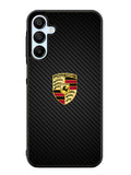 Porsche Logo Carbon Samsung Galaxy A25 5G Case