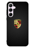 Porsche Logo Carbon Samsung Galaxy A35 5G Case