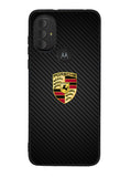 Porsche Logo Carbon Motorola Moto G Pure 2021 , Moto G Power 2022 Case