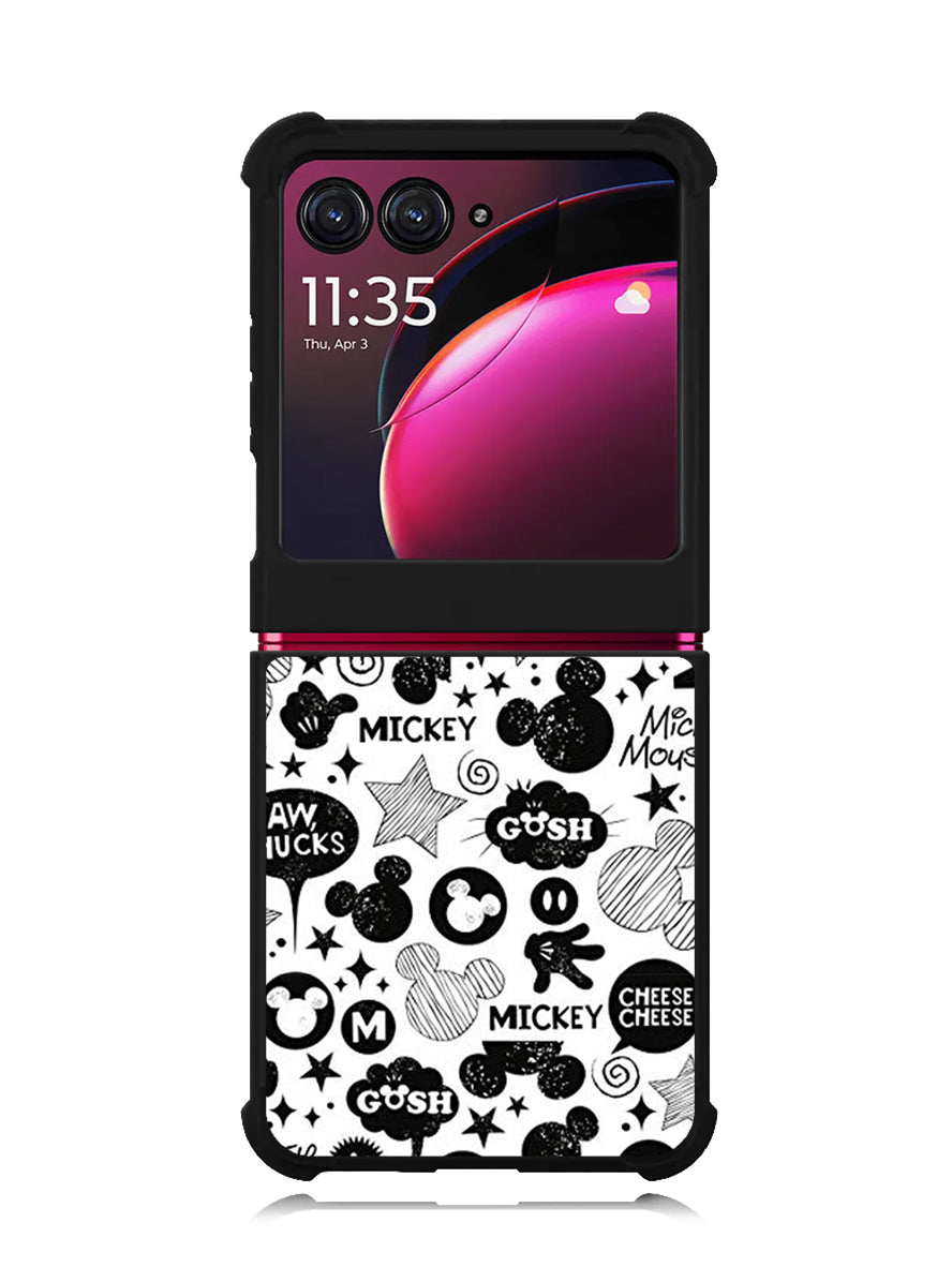 Mickey Mouse Pattern Motorola Moto Razr Plus 2023 , Moto Razr+ 2023 Case OV6523