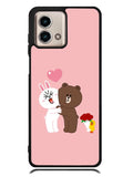 Line Brown Cony Motorola Moto G Stylus 5G 2023 Case OV6481