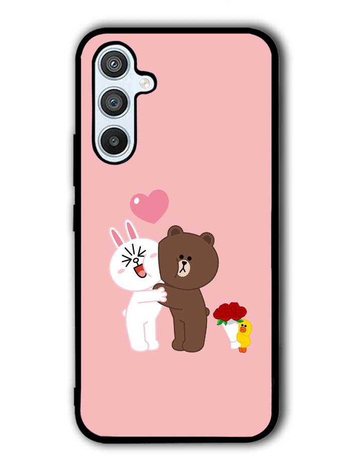 Line Brown Cony Samsung Galaxy A14 5G Case QC6481