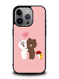 Line Brown Cony iPhone 16 Pro Max Case QC6481