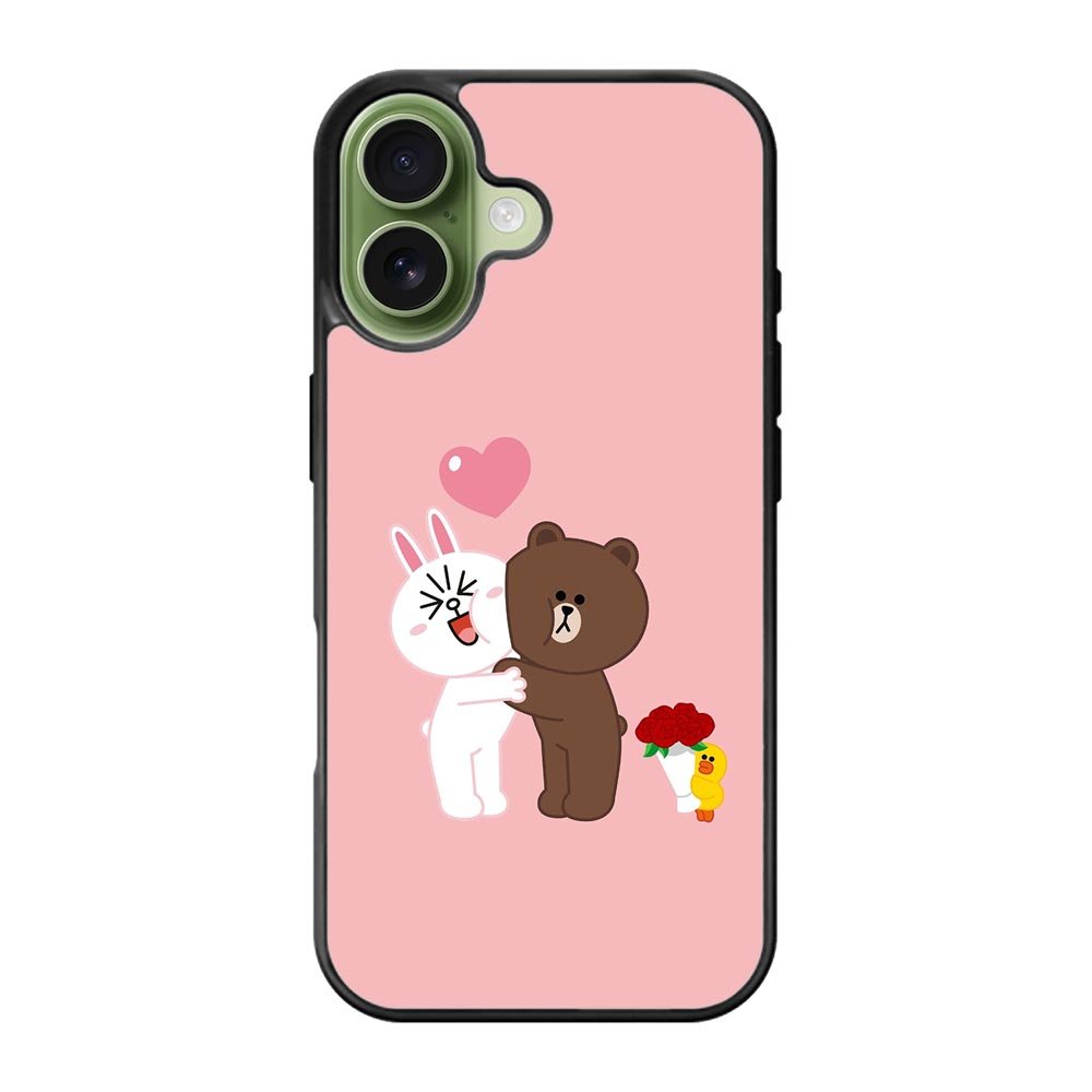 Line Brown Cony iPhone 17 Case QC6481