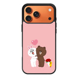 Line Brown Cony iPhone 17 Pro Max Case QC6481
