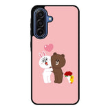 Line Brown Cony Samsung Galaxy A17 Case QC6481