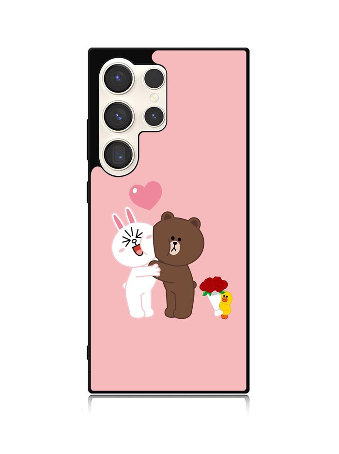 Line Brown Cony Samsung Galaxy S24 Ultra 5G Case OV6481