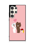 Line Brown Cony Samsung Galaxy S24 Ultra 5G Case OV6481