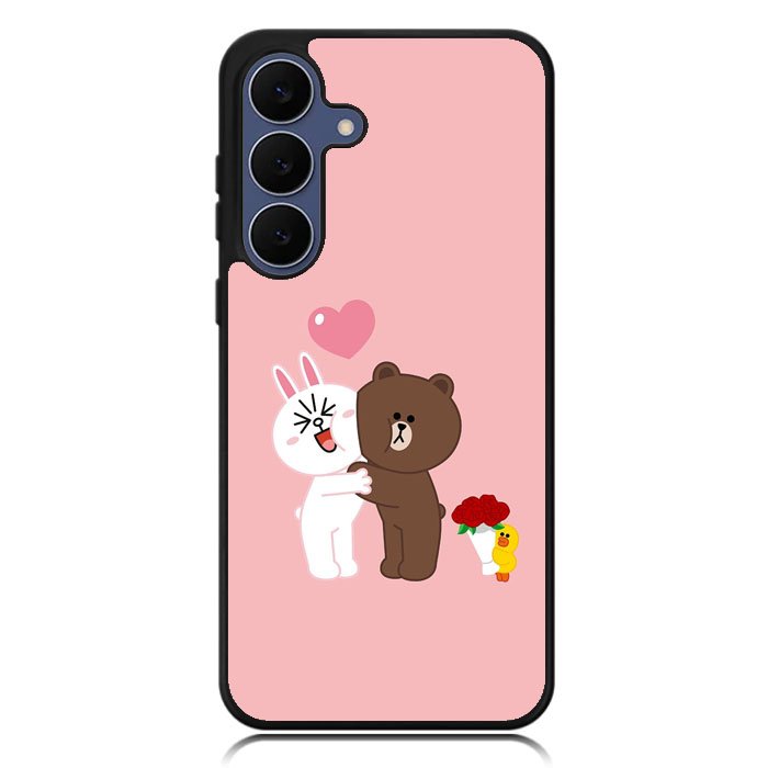 Line Brown Cony Samsung Galaxy S25 FE Case OV6481