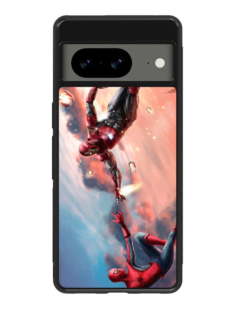 Spiderman Iron Man Google Pixel 8A Case QC6644