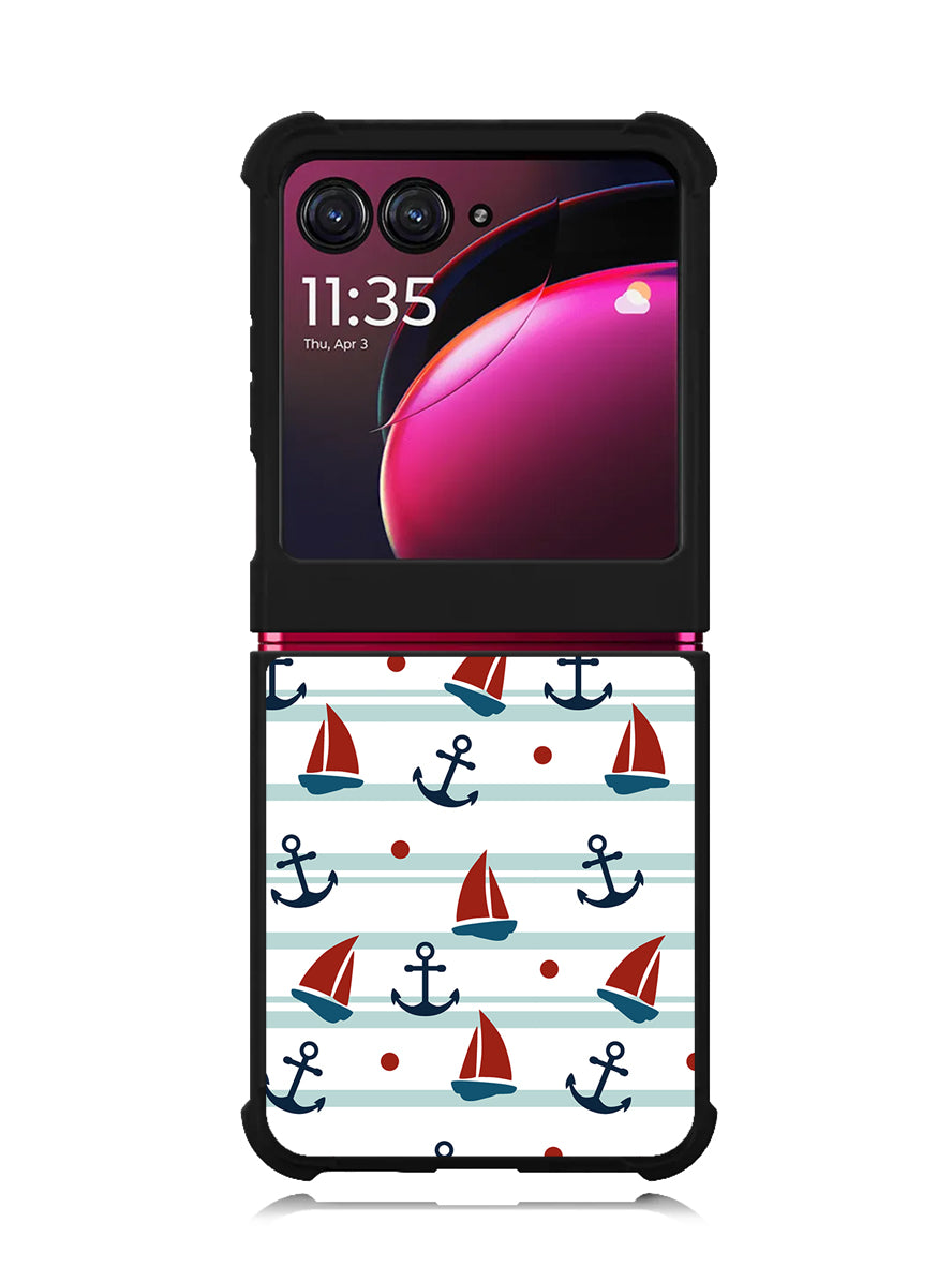 Sailor Pattern Motorola Moto Razr Plus 2023 , Moto Razr+ 2023 Case OV6618
