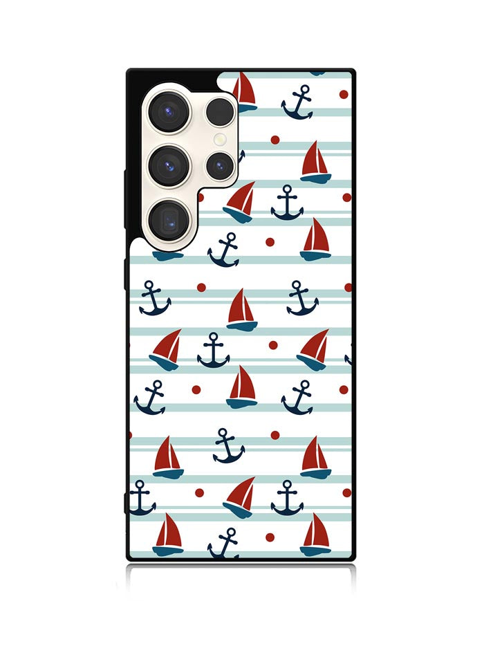 Sailor Pattern Samsung Galaxy S25 Ultra 5G Case QC6618