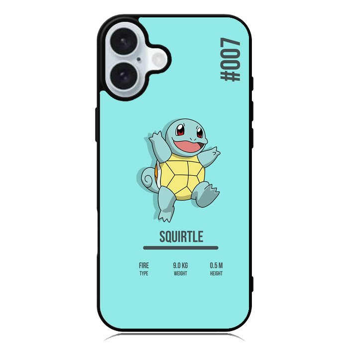 Squirtle Pokemon iPhone 16 Plus Case
