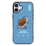 Blastoise Pokemon iPhone 16 Case QC6223