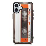 Retro Cassette Kaset iPhone 16 Case QC6605